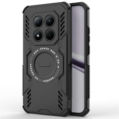 MagSafe Case for Xiaomi Poco M8 Pro / Redmi Note 15 Pro+ 5G, Techsuit, ArmorMag, Black