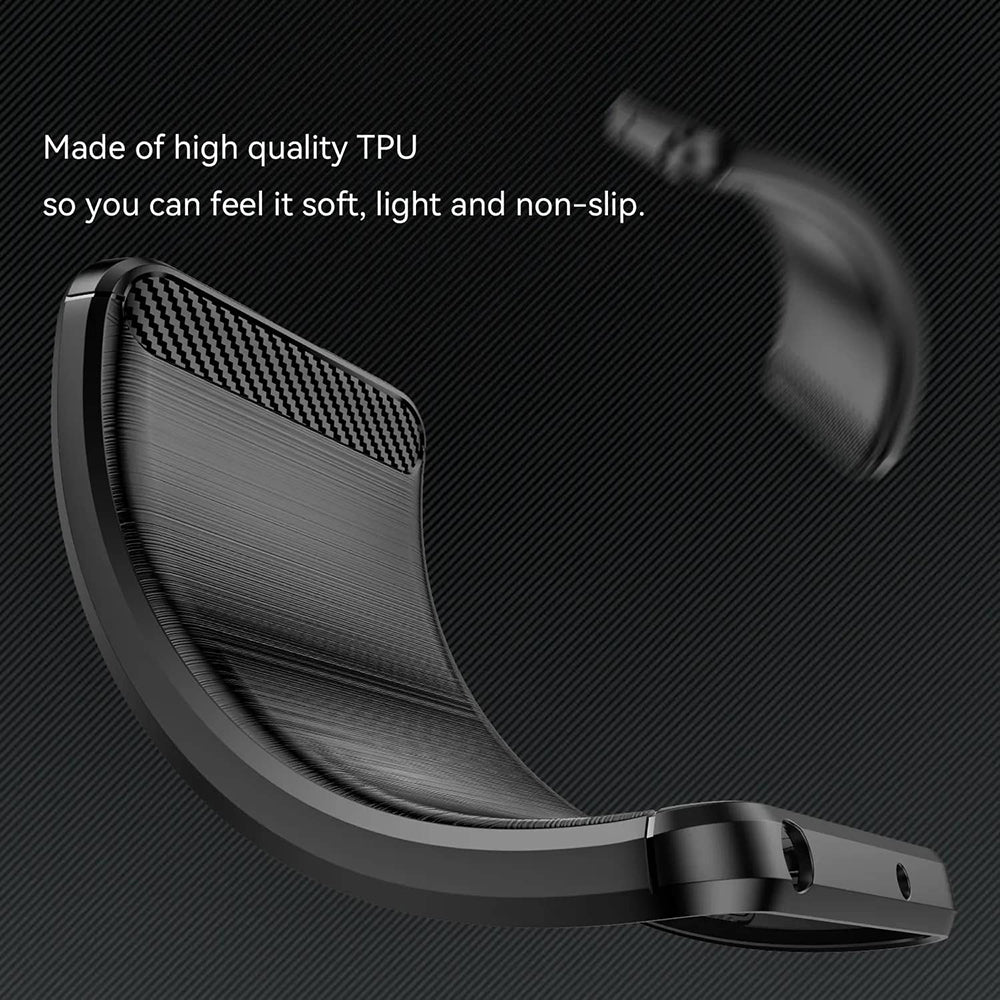 Case for Xiaomi Poco X7 / Note 14 Pro 5G, Techsuit, Carbon, Black