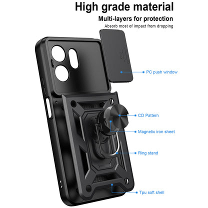 Case for Xiaomi Redmi 17 5G / 17 4G, Techsuit, CamShield, Blue