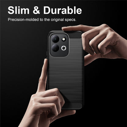 Case for Xiaomi Redmi 17 5G / 17 4G, Techsuit, Carbon, Black