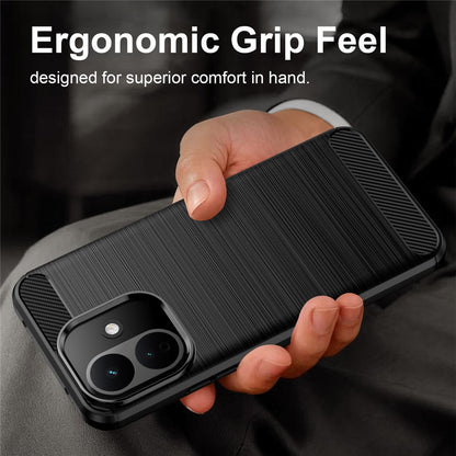 Case for Xiaomi Redmi 17C 5G, Techsuit, Carbon, Black