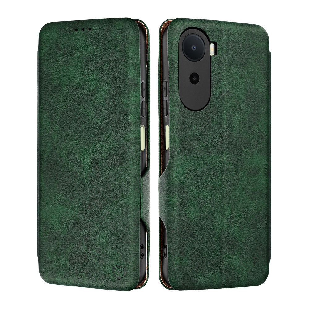 Case for Xiaomi Redmi A7 Pro 4G, Techsuit, Safe Wallet Plus, Green
