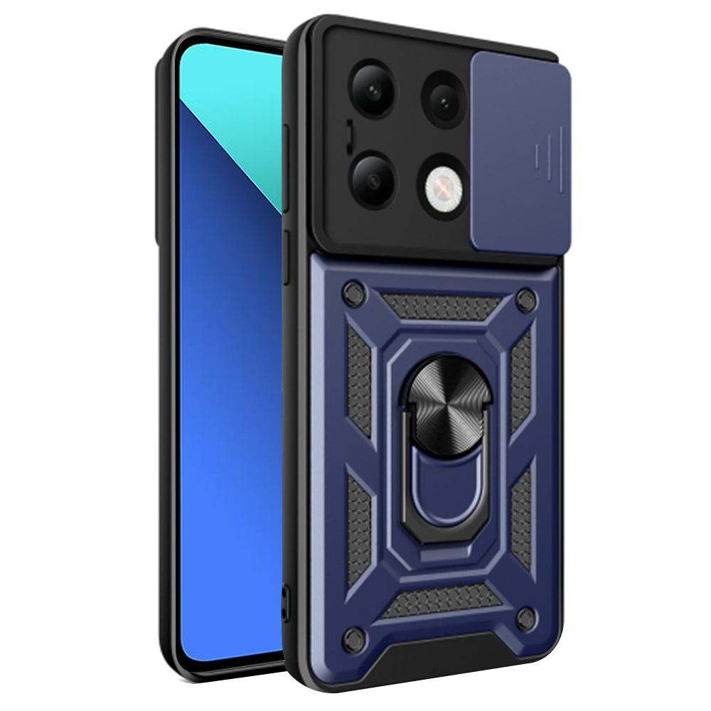 Case for Xiaomi Redmi Note 13 4G, Techsuit, CamShield, Blue