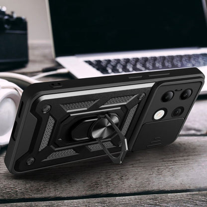 Case for Xiaomi Redmi Note 13 4G, Techsuit, CamShield, Black
