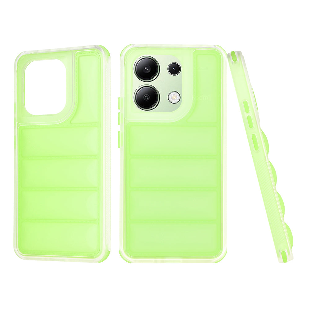 Case for Xiaomi Redmi Note 13 4G, Techsuit, Wave Shield, Green