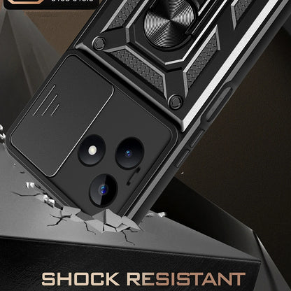 Case for Xiaomi Redmi Note 13 5G, Techsuit, CamShield, Black