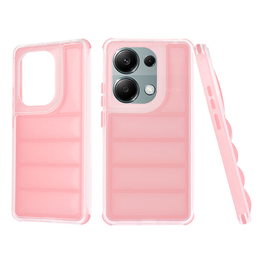 Case for Xiaomi Redmi Note 13 Pro 4G / Poco M6 Pro 4G, Techsuit, Wave Shield, Pink