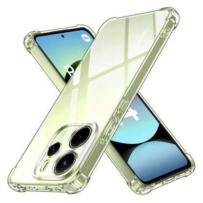 Case for Xiaomi Redmi Note 14 4G (Regional), Techsuit, Shockproof Clear, Transparent