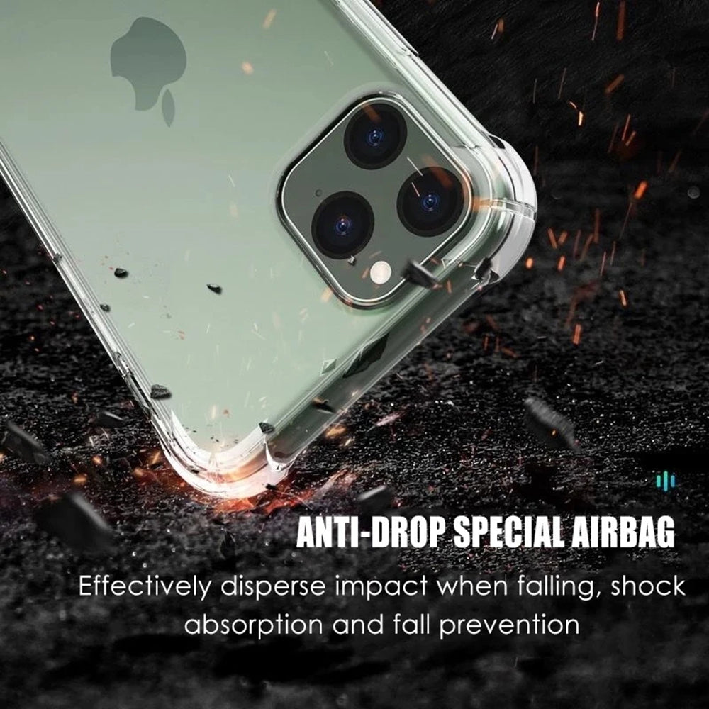 Case for Xiaomi Redmi Note 14 4G (Regional), Techsuit, Shockproof Clear, Transparent