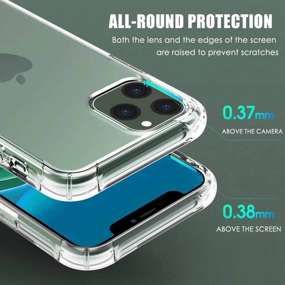 Case for Xiaomi Redmi Note 14 4G (Regional), Techsuit, Shockproof Clear, Transparent
