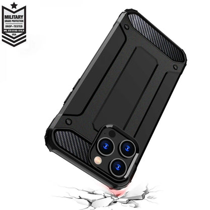 Case for Xiaomi Redmi Note 14 5G, Techsuit, Hybrid Armor, Black