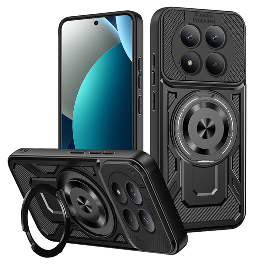 Case for Xiaomi Redmi Note 15 Pro 4G, Techsuit, RuggedCam, Black