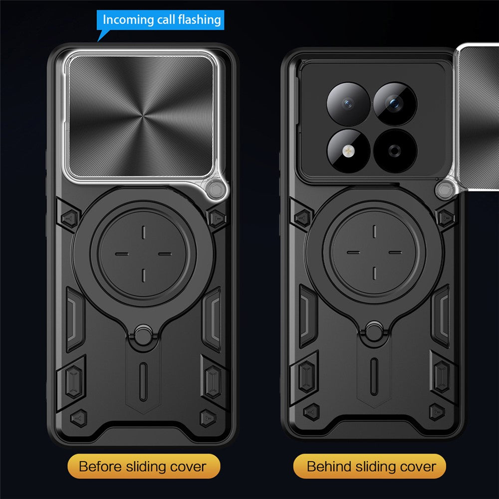 Case for Xiaomi Redmi Note 15 Pro 5G, Techsuit, CamGuard Pro, Purple