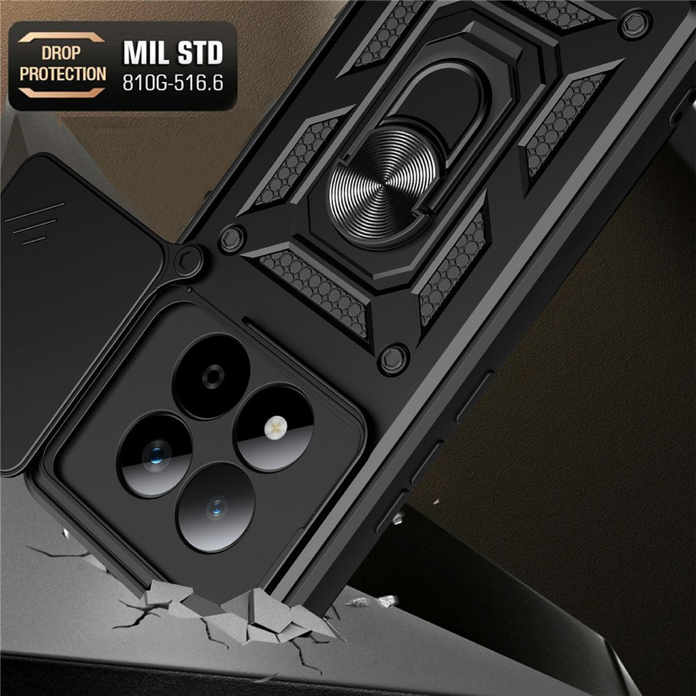 Case for Xiaomi Redmi Note 15 Pro 5G, Techsuit, CamShield, Black