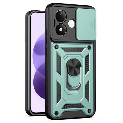 Case for Xiaomi Redmi Note 17 4G / Note 17 5G, Techsuit, CamShield, Green