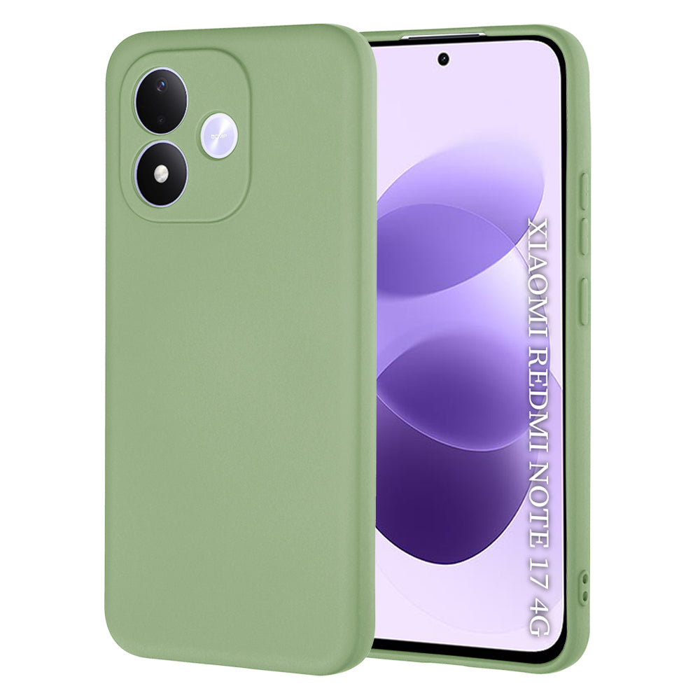 Case for Xiaomi Redmi Note 17 4G / Note 17 5G, Techsuit, SoftFlex, Light Green