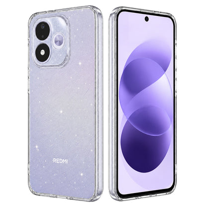 Case for Xiaomi Redmi Note 17 4G / Note 17 5G, Techsuit, SparkleSkin, Transparent