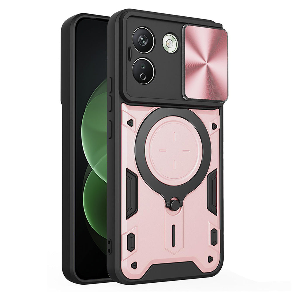Case for Xiaomi Redmi Note 17 Pro Max, Techsuit, CamGuard Pro, Rose Gold