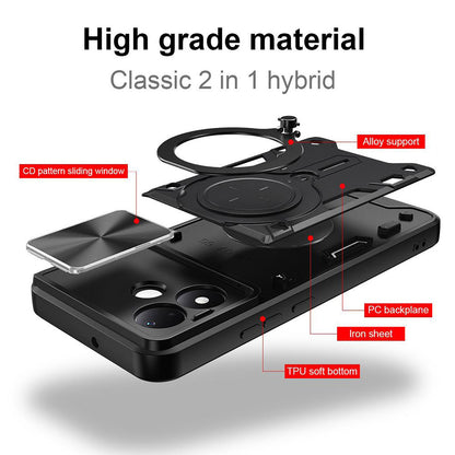 Case for Xiaomi Redmi Note 17 Pro, Techsuit, CamGuard Pro, Purple