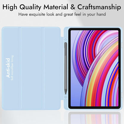 Case for Xiaomi Redmi Pad Pro / Pad / Pad Pro 5G, Techsuit, Flex Trifold, Blue