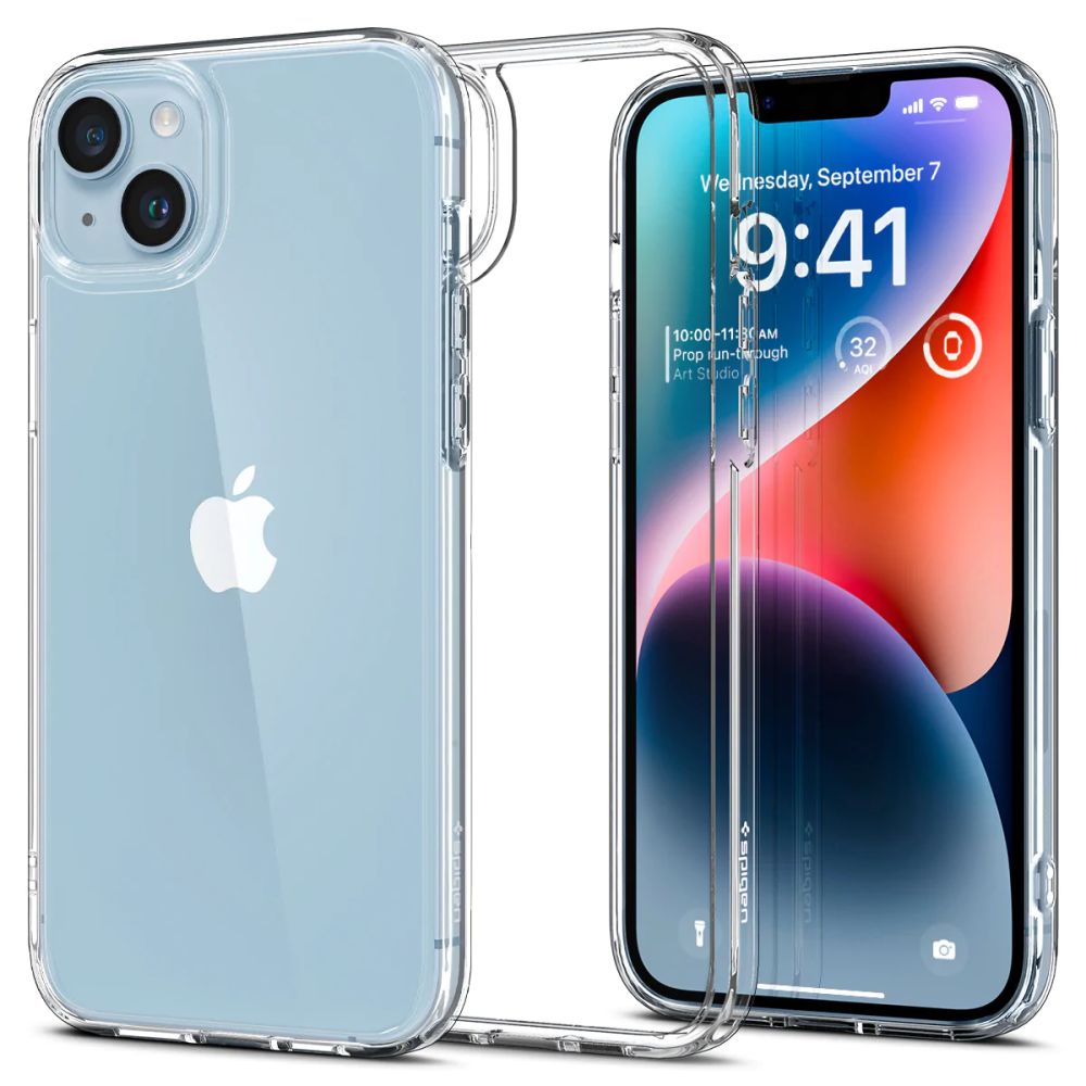 Case for Apple iPhone 14, Spigen, Ultra Hybrid, Transparent ACS05040