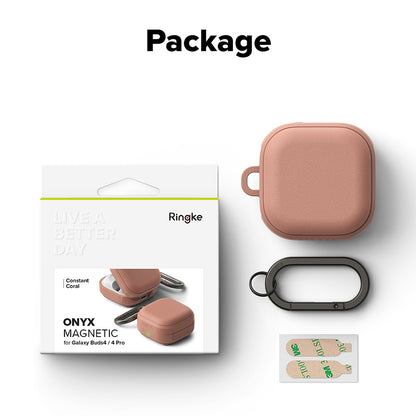 Ringke Onyx Magnetic Case for Samsung Galaxy Buds4 / Buds4 Pro, Bronze
