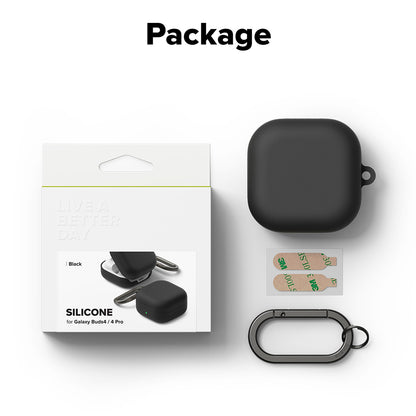 Ringke Case for Samsung Galaxy Buds4 / Buds4 Pro, Black