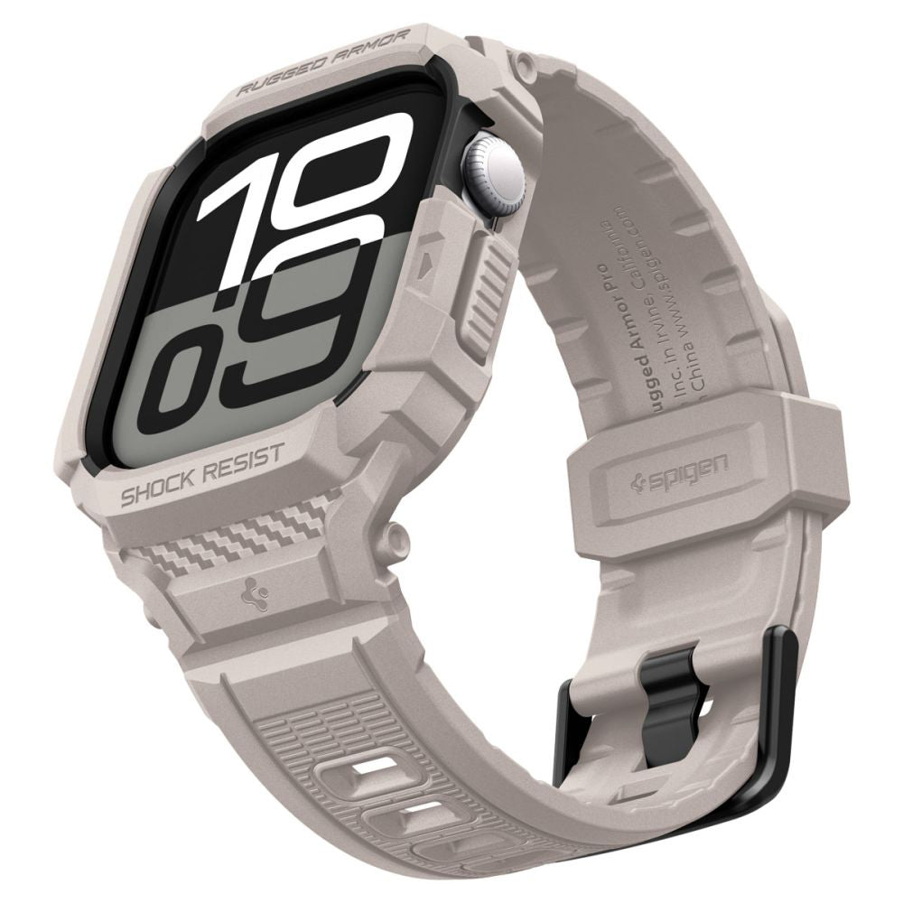 Spigen Rugged Armor Pro V2 Case for Apple Watch Series 10 / 11 42mm, Beige