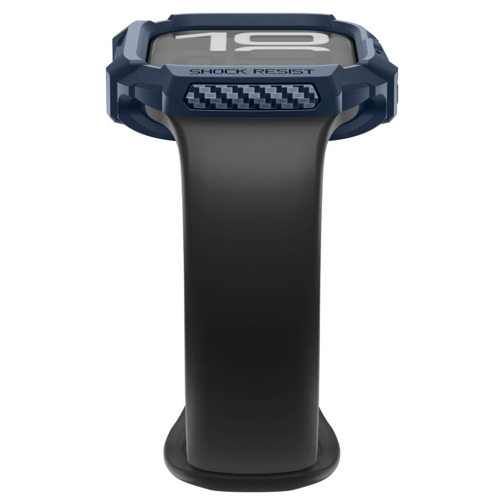 Spigen Rugged Armor V2 Case for Apple Watch Series 10 / 11 42mm, Navy Blue