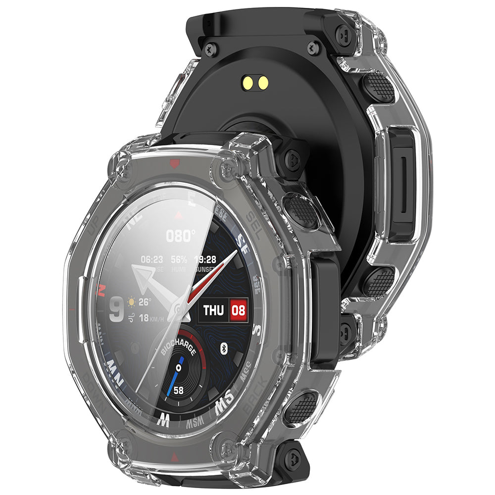 Techsuit Defense360 Pro Case for Amazfit T-Rex 3 Pro, Transparent