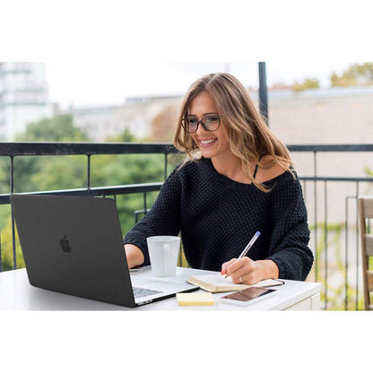 Techsuit UltraShell Case for Apple MacBook Air M2 13inch (2024) / Air M2 13inch (2022), Matte Transparent