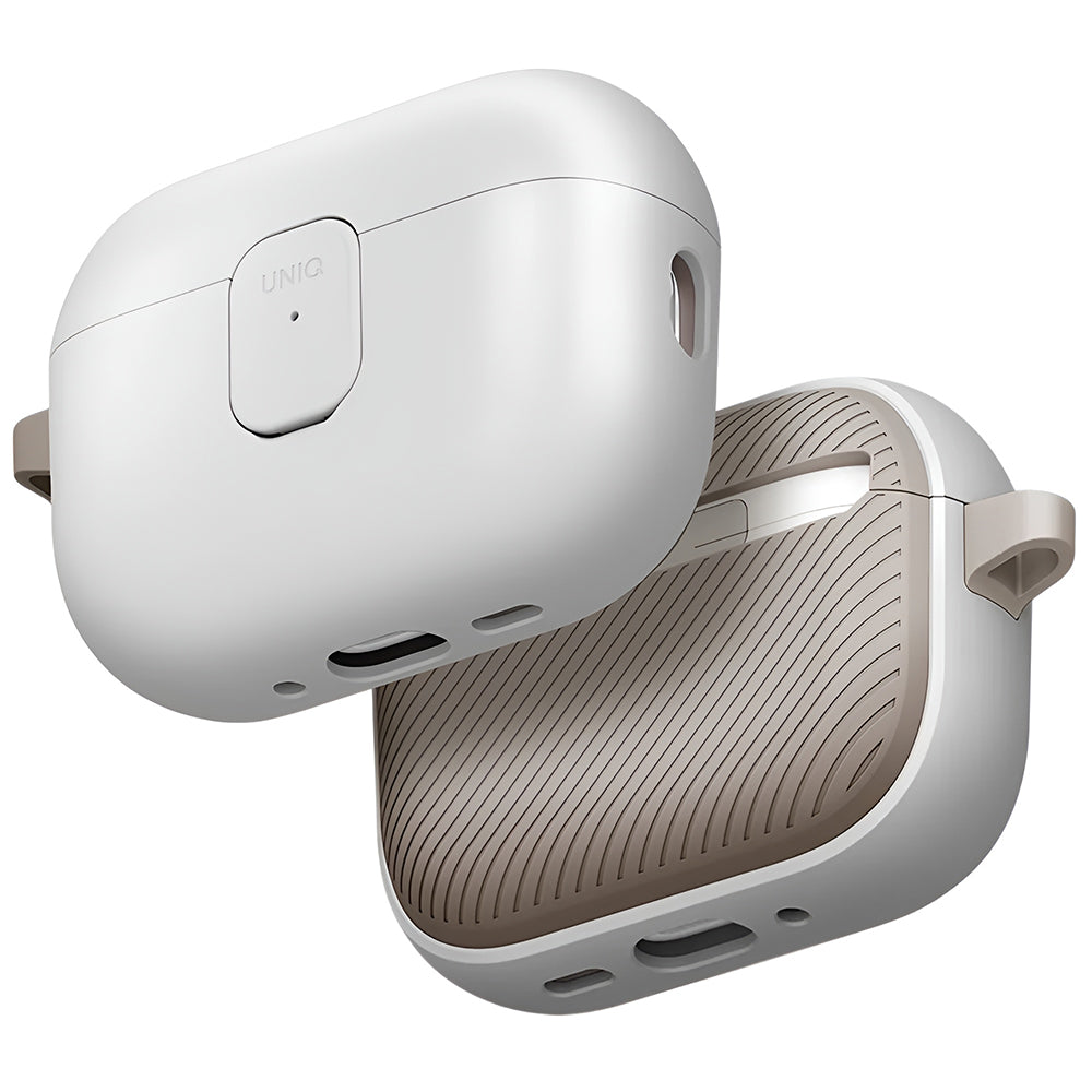 UNIQ Clyde Case for Apple AirPods Pro 3, Beige Gray