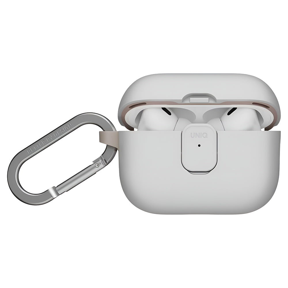 UNIQ Clyde Case for Apple AirPods Pro 3, Beige Gray