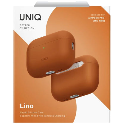 UNIQ Lino Case for Apple AirPods Pro 3, Orange