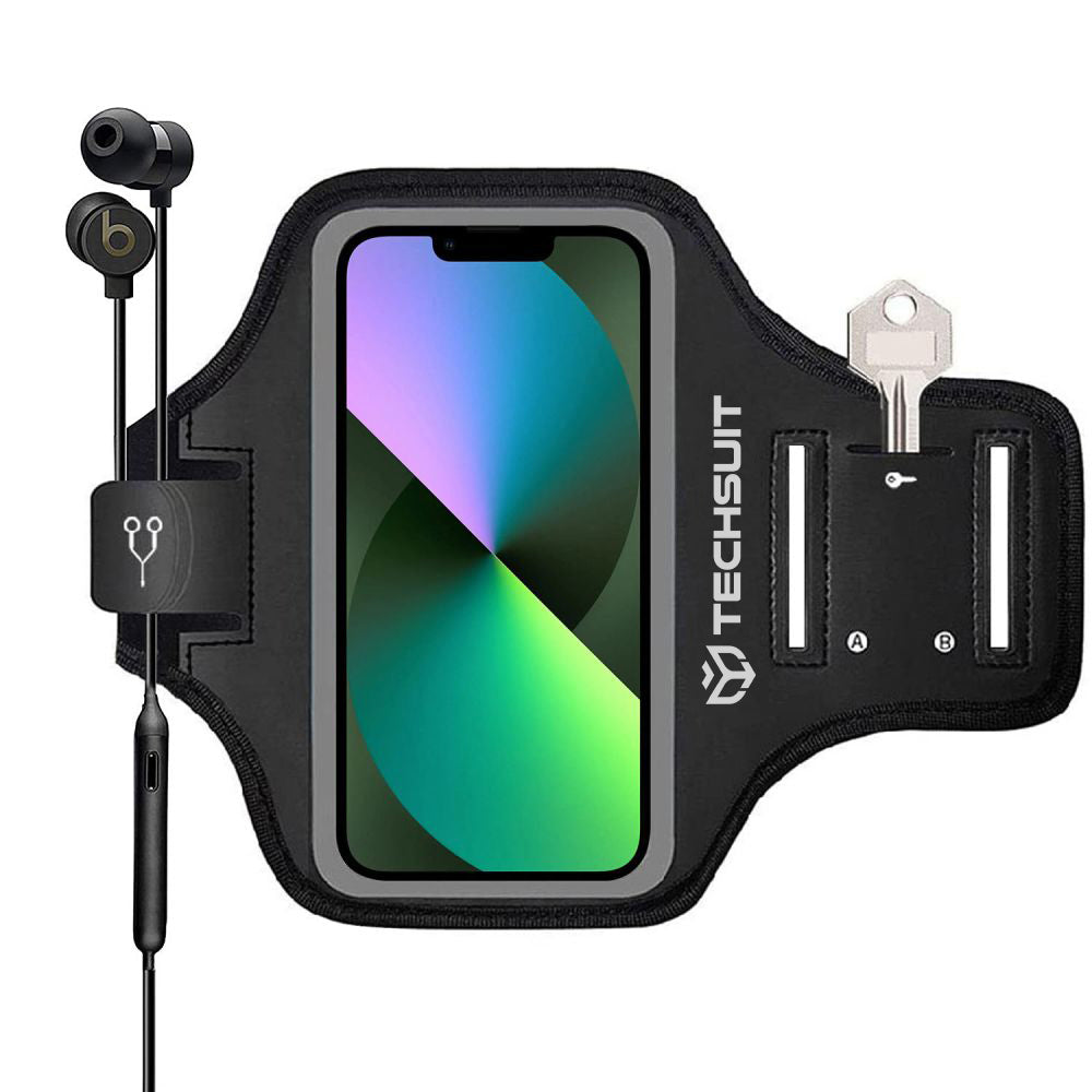 Universal Phone Case max. 6.8inch, Techsuit, Sports TH20, Black