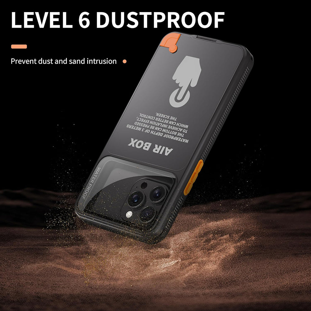 Universal Waterproof Case for Phone max. 6.1inch, ShellBox, AirBox, Black