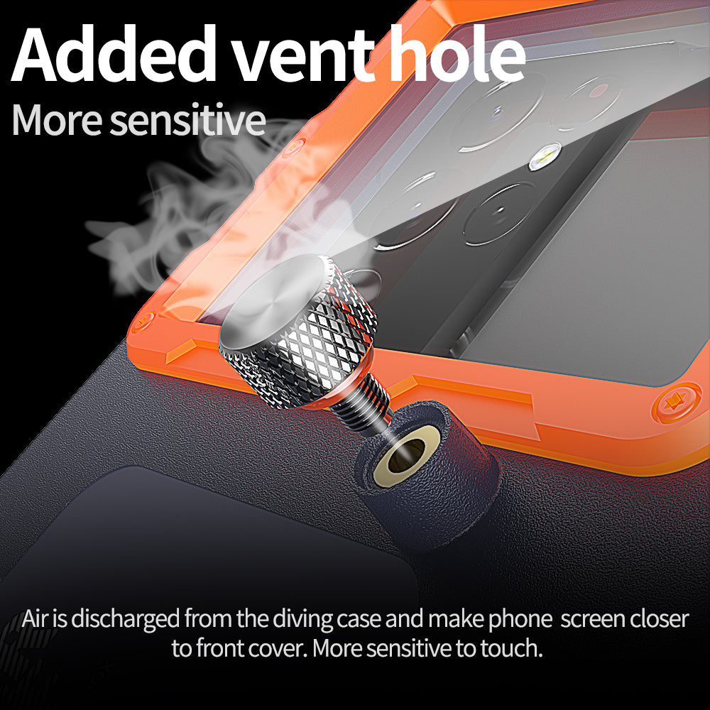 Universal Waterproof Case for Phone max. 6.8inch, ShellBox, Black