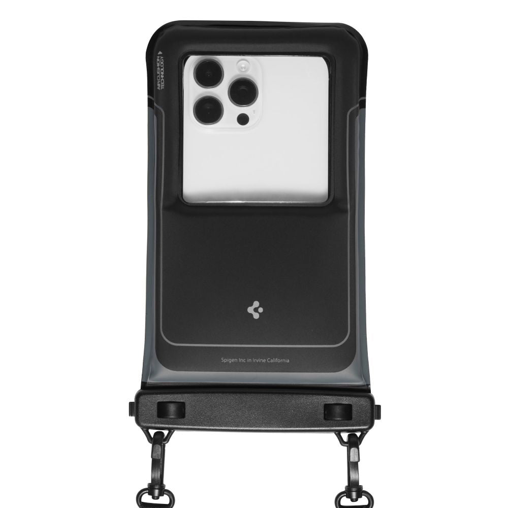 Universal Waterproof Case for Phone max. 6.9inch, Spigen, A611P, Set of 2 pieces, Matte Black ACS09348