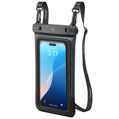 Universal Waterproof Case for Phone max. 6.9inch, Spigen, A611P, Set of 2 pieces, Matte Black ACS09348