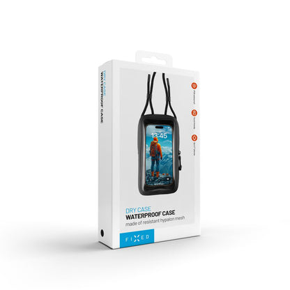 Universal Waterproof Case for Phone up to 7inch, Fixed, Black