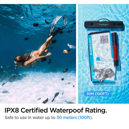 Universal Waterproof Phone Case, Spigen, A601, Transparent AMP04526