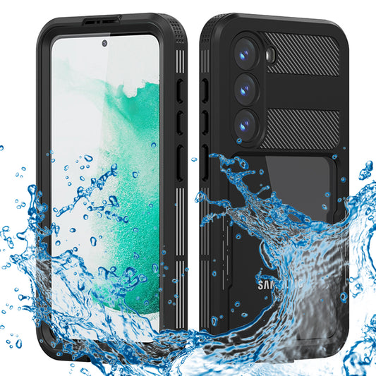 Waterproof Case for Samsung Galaxy S23 S911, ShellBox, Black