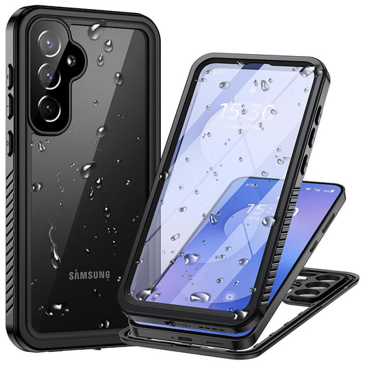 Waterproof Case for Samsung Galaxy S25 FE, ShellBox, Black