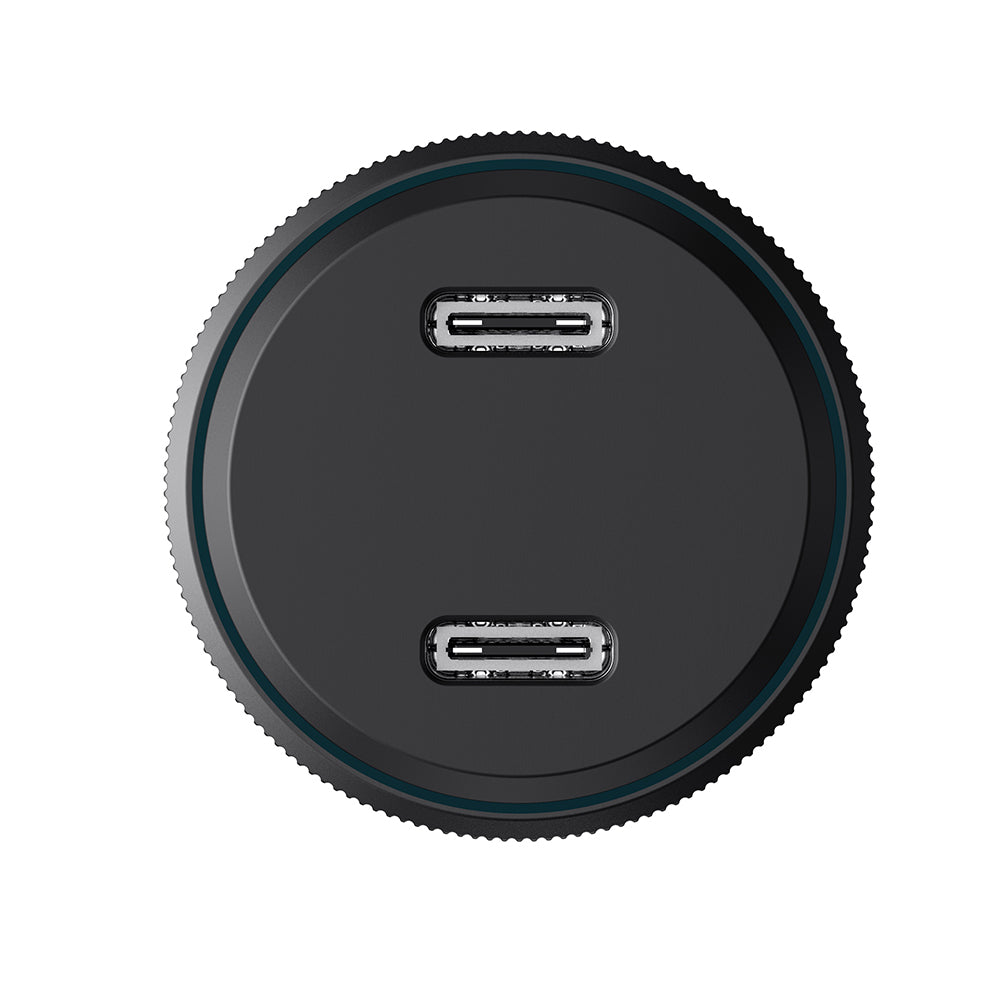 HAVIT CC2014 Car Charger, 30W, 3A, 2 x USB-C, Black