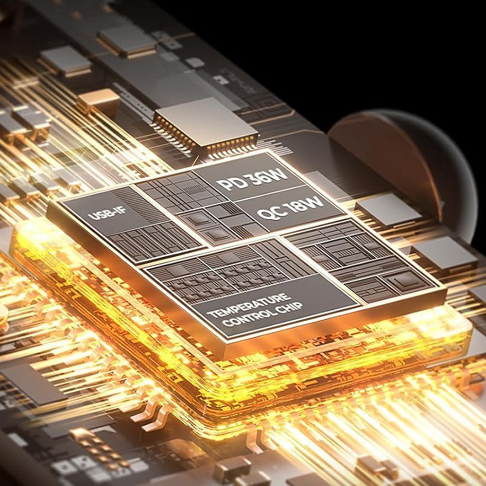 Lisen Car Charger, 51W, 3A, 1 x USB-A - 1 x USB-C, Set of 2 pieces, Black YL0223080037