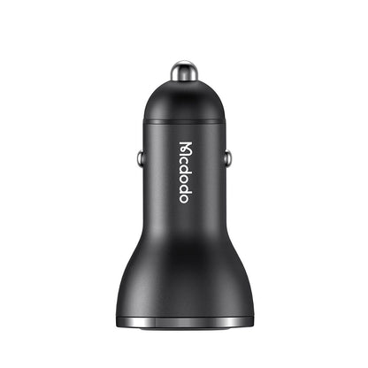 McDodo CC-5670 Auto Charger Display, 95W, 5A, 1 x USB-A - 1 x USB-C, Black