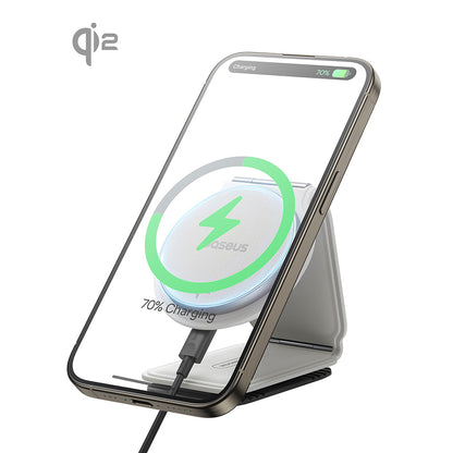 Baseus PrimeTrip C02 Wireless Car Charger, 15W, 1.67A, Silver C40169003211-00