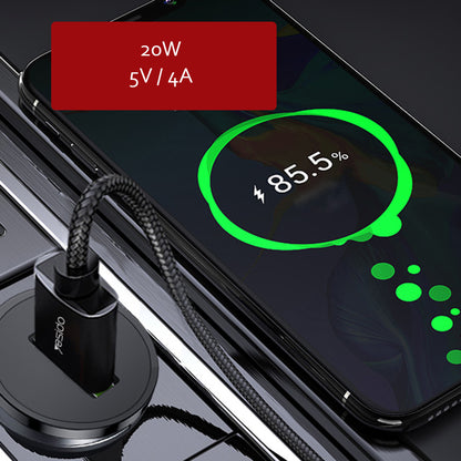 Yesido Y38 Car Charger, 18W, 3A, 1 x USB-A, Black