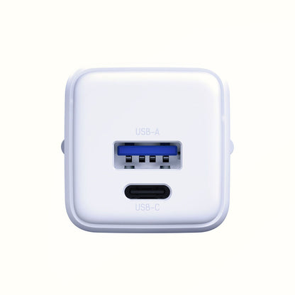 3MK Hyper Network Charger, 20W, 3A, 1 x USB-A - 1 x USB-C, White