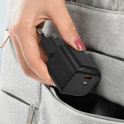 Acefast A73 Mini Network Charger, 20W, 3A, 1 x USB-C, Black